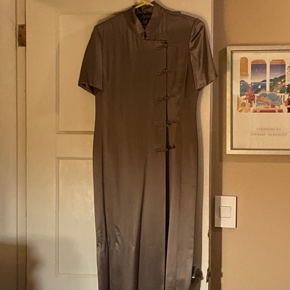 Asian style silk dress